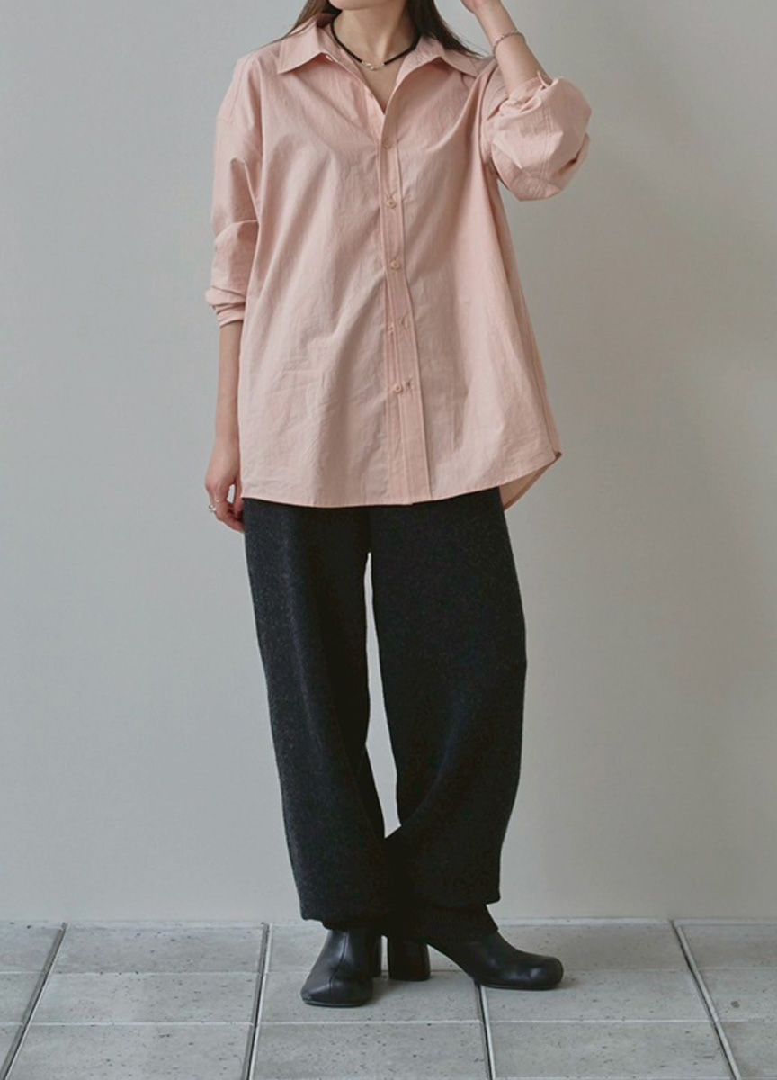 簡約質感長版襯衫